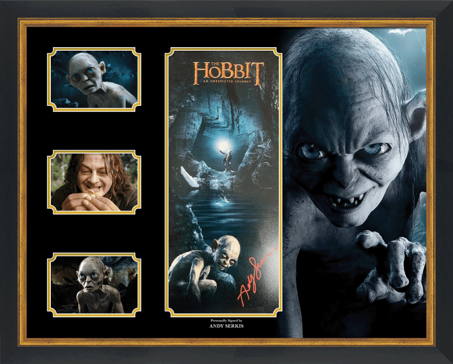 The Hobbit Large Poster Signed by Andy Serkis - Memorabilia Framers Shop